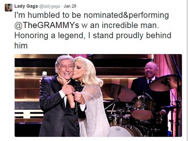 ग्रैमी अवार्ड में बेनेट के साथ परफॉर्म करेंगी लेडी गागा lady gaga_