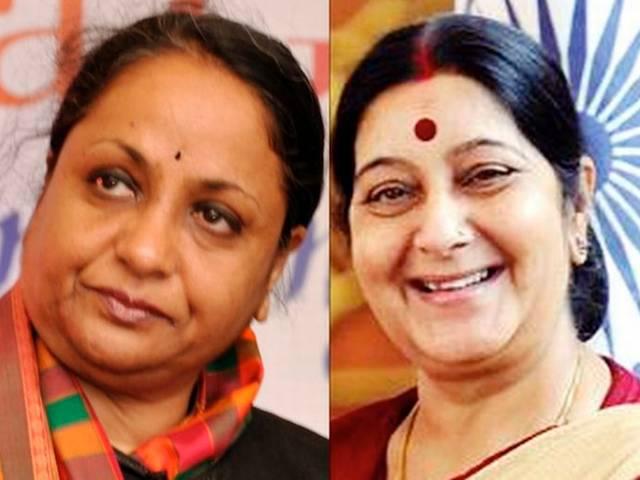 नये विदेश सचिव के बारे में सुजाता को खुद बताया था: सुषमा i have informed sujata personly says sushma