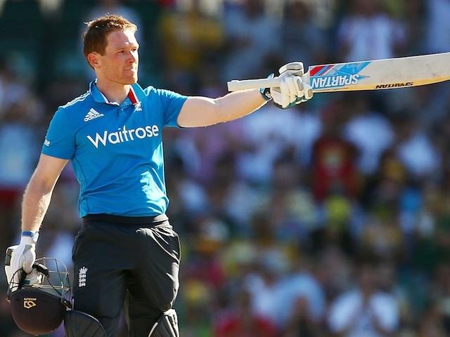 इयोन मोर्यन ने बल्ले का आकार छोटा करने के प्रस्ताव की आलोचना की Eoin Morgan_England_Batsmen_World Cup 2015_Bat_