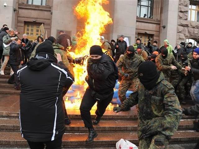 यूक्रेन में झड़प में कम से कम 37 लोगों की मौत 37 dies in a clash in ukraine