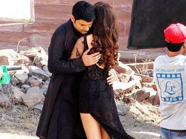 रोमांस करने में छूटे कपिल शर्मा के पसीने! kapil-sharma-shoots-with-manjari-phadnis-romantic-scenes-