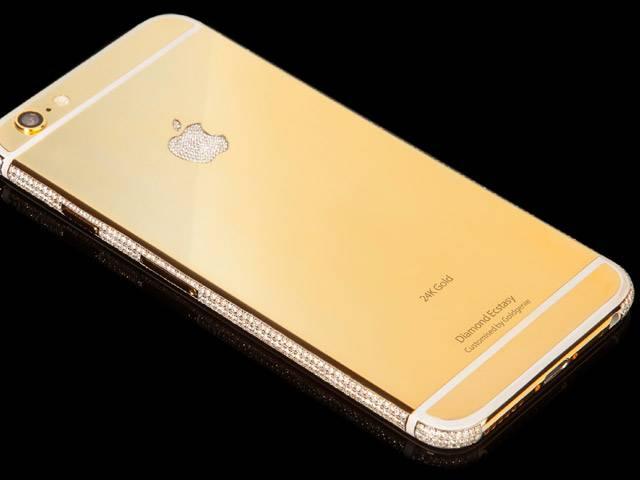 वैलेंटाइन डे पर आया हीरों से जड़े आईफोन6 का मॉडल ,कीमत 22 करोड़ Goldgenie unveils diamond-studded iPhone 6