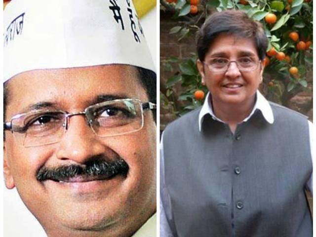 किरण बेदी ने पूछा केजरीवाल का हाल-चाल kiran bedi and arvind kejariwal talks for the first time post delhi election