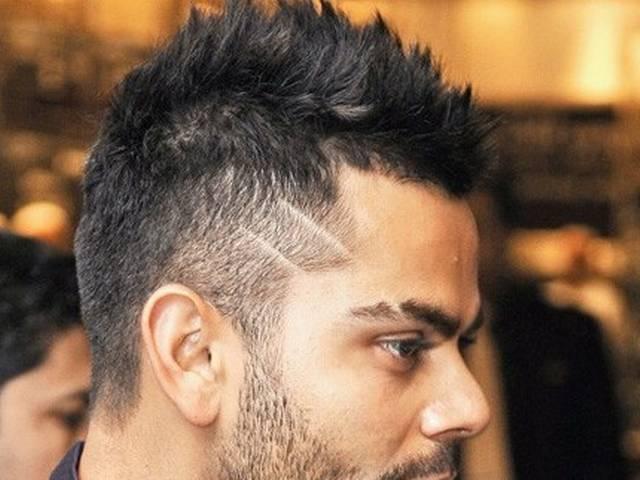 ‘मोहॉक’ हेयरस्टाइल में आकषर्ण का केंद्र बने कोहली WORLD CUP 2015_CRICKET_VIRAT KOHLI