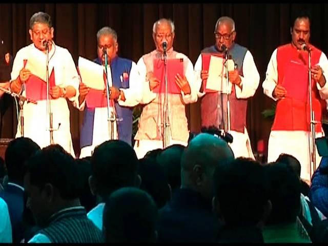 चौथी बार बिहार के मुख्यमंत्री बने नीतीश, ली शपथ BIHAR_NITISH KUMAR_CM_OATH_CEREMONY