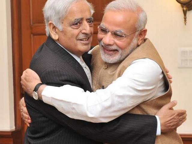 जम्मू-कश्मीर: पीएम मोदी से मिले भावी सीएम मुफ्ती मोहम्मद सईद, शपथ समारोह में शामिल होंगे पीएम modi_mufti