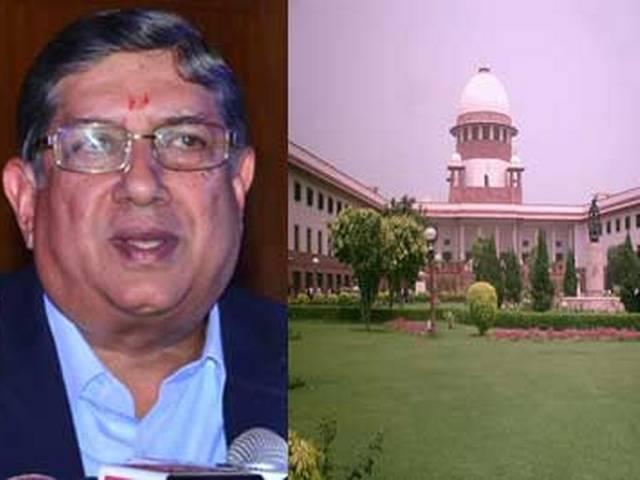 BCCI की बैठक की अध्यक्षता करने के मामले में श्रीनि ने कोर्ट से मांगी माफी BCCI_SRINIVASAN_CRICKET_WORLD CUP 2015_INDIA