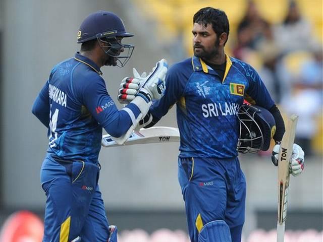 World Cup: रूट के शतक पर संगाकारा-थिरीमाने ने फेरा पानी, श्रीलंका जीता Kumar Sangakkara_Lahiru Thirimanne_World Cup 2015_