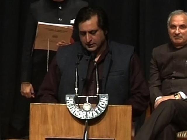 कभी अलगावादी थे, आज मंत्री बने सज्जाद लोन sajjad lone