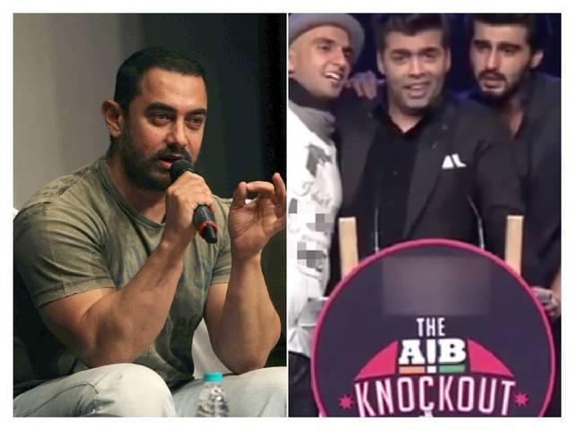 AIB Roast में एक खूबसूरत यंग लड़की को टारगेट किया जिसे मैं बहुत चाहता हूं: आमिर खान AIB targeted a beautiful young girl I love dearly: Aamir explains the reason behind his reaction