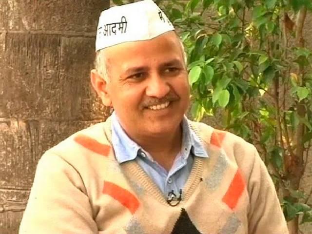 दिल्ली में 'आप' सरकार ने एक महीने की उपलब्धियों का लेखाजोखा पेश किया Manish Sisodia_AAP Government_