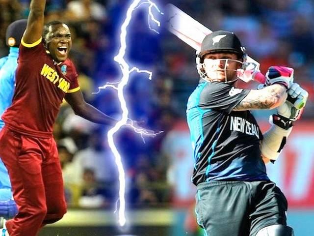 WC15: कीवी गेंदबाजों और कैरेबियाई बल्लेबाजों के बीच मुकाबला WORLD CUP 2015_WEST INDIES_NEW ZEALAND