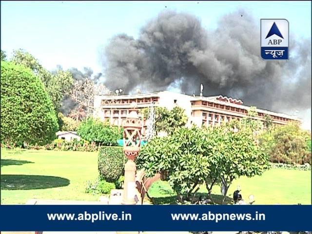 संसद परिसर में लगी भीषण आग पर काबू पाया गया, बड़ा नुकसान नहीं parliament fire