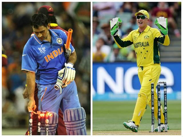 INDvsAUS: कैप्टन कीपर है विरोधी ऑस्ट्रेलिया पर भारी World Cup 2015_Team India_Australia_Semi Final_Shikhar Dhawan_Rohit Sharma_Mitchell Starc_Mohammad Shami_