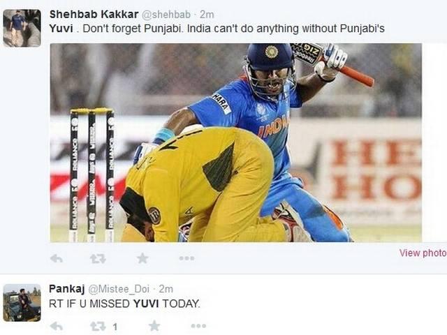 विश्वकप में युवराज को नहीं खिलाने का मुद्दा गरमाया! yuvi missed