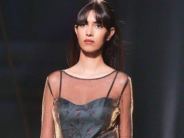 एआईएफडब्ल्यू के रैंप पर छाया काला जादू Namrata Joshipura`s creations during Amazon India Fashion Week