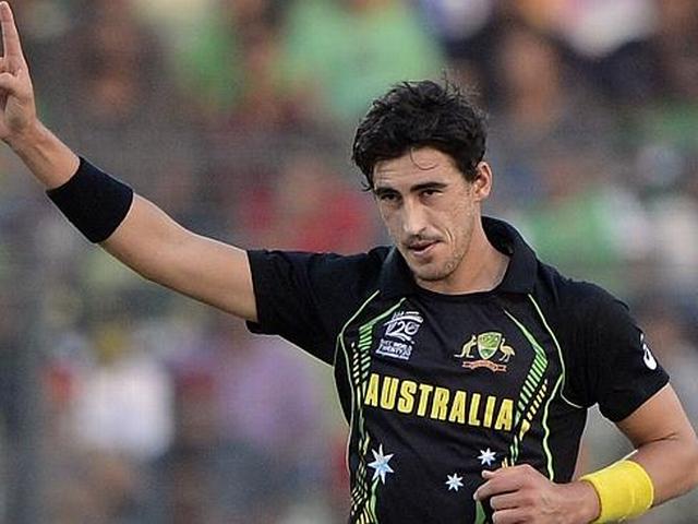 IPL 8: घुटने में चोट के कारण रॉयल चैलेंजर्स के साथ देर से जुड़ेंगे स्टार्क World Cup 2015_Mitchell Starc_Australia_Knee Problem_Royal Challengers Bangalore_
