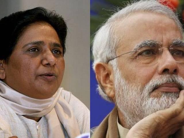 मोदी सरकार लोगों को 'रुलाने' पर तुली है: मायावती Mayawati_Narendra Modi_