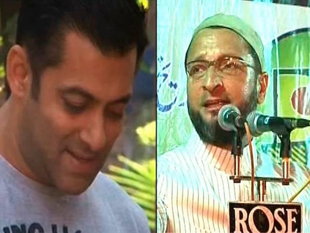 ओवैसी ने साधा सलमान पर निशाना, कहा 'बेवड़ा' owaisi attacked on salman