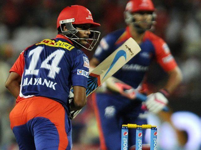 IPL 8: युवराज-मयंक के अर्धशतकों से DD ने KXIP को 5 विकेट से हराया IPL_Delhi Daredevils_Kings XI Punjab_IPL 8_Yuvraj Singh_Virendra Sehwag_George Bailey_