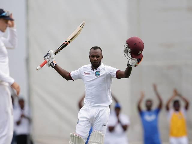 ब्लैकवुड ने विवियन रिचर्ड्स को दिया शतक का श्रेय Blackwood hails Richards, Gayle and Russell after maiden Test hundred