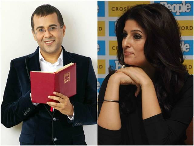 ...तो आज शाहरुख की जगह ये होते बॉलीवुड के बादशाह twinkle-khanna-chetan-bhagat-engage-in-twitter-war