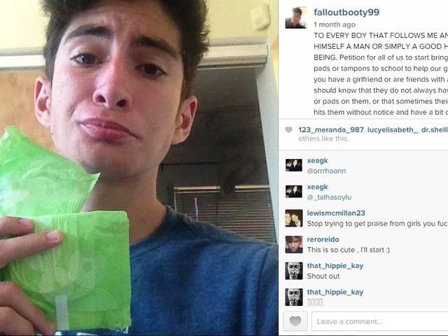 ...तो स्कूल में भी सैनिटरी पैड्स रखता है यह लड़का! Why teenage boys have started bringing SANITARY PADS to school