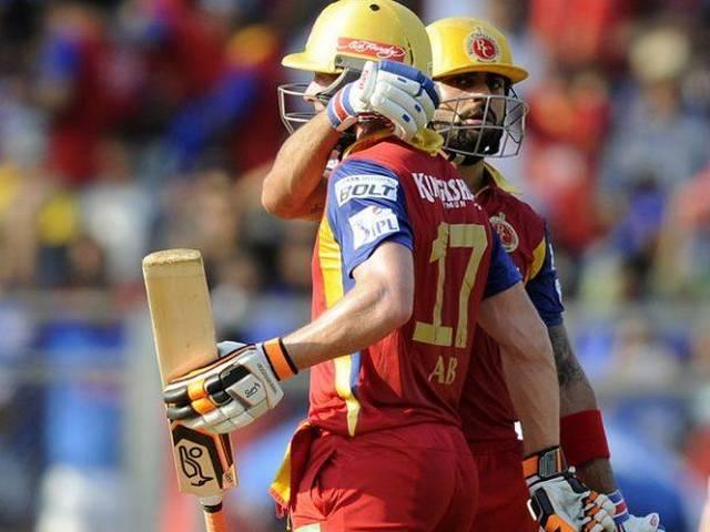 कोहली, डिविलियर्स ने रचा टी-20 में साझेदारी का विश्व कीर्तिमान Virat Kohli_Ab De Villiers_RCB_