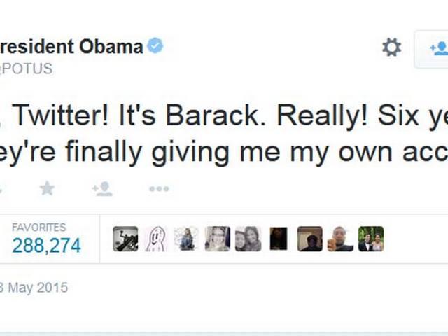 6 साल बाद ओबामा को मिला ट्विटर हैंडल, 24 मिनट में बने एक लाख फॉलोअर्स Barack Obama Receives Verified @POTUS Twitter Account