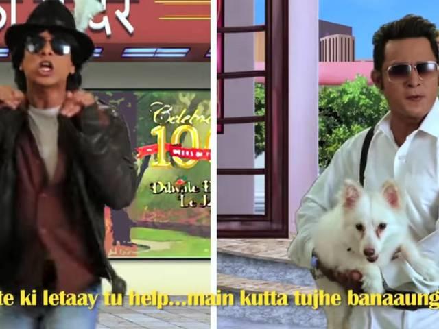 क्या आपने देखी शाहरुख और सलमान में रैप की लड़ाई? shahrukh khan_salman