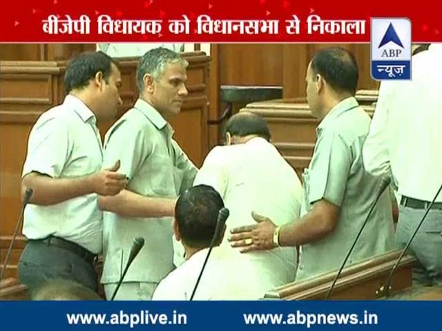 दिल्ली विधानसभा में हंगामा, एलजी के खिलाफ टिप्पणी से भड़के बीजेपी विधायक को सदन से बाहर निकाला Delhi