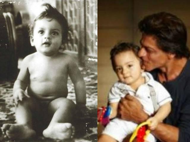 बर्थडे स्पेशल: क्या आपने देखी पापा संग लिटिल किंग खान की सेल्फी! shah rukh khan_abram