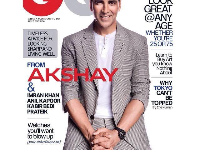 पहली बार 'जीक्यू' मैगजिन के कवर पेज पर दिखाई देंगे अक्षय Actors Akshay Kumar