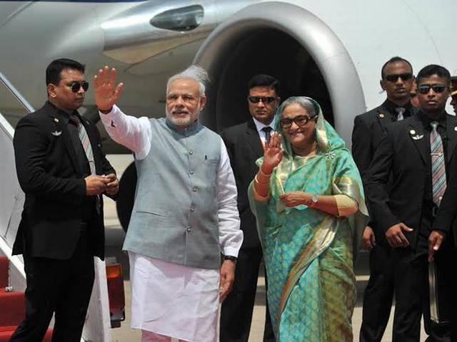 आतंकवाद से संघर्ष में मोदी ने हसीना के हौंसलों को सराहा Narendra Modi_Shiekh Hasina_