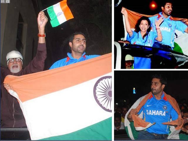 तिरंगे के अपमान के आरोप में अमिताभ, अभिषेक पर केस दर्ज Case against Amitabh, Abhishek for insulting tricolour