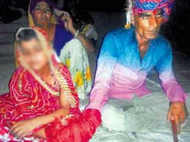 राजस्थान में 35 का दूल्हा, 6 की दुल्हन 35 years Groom_6Years Bride
