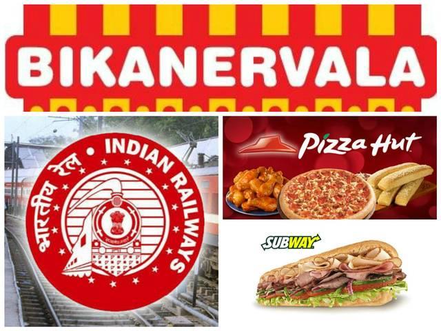 अब ट्रेनों में खाइए 'Sub-Way' और 'Pizza-Hut' का खाना india_train_passengers_will_get_variety_foods