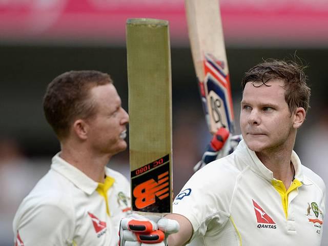 ASHES: स्मिथ के रिकॉर्ड दोहरे शतक के बाद गेंदबाजों का धमाल,ऑस्ट्रेलिया मजबूत स्थिति में ashes 2nd test 2nd day lunch