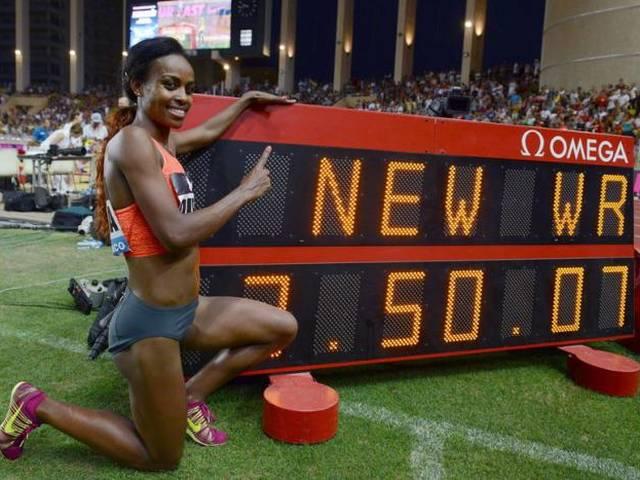 गेंजेबे ने बनाया 1500 मीटर में विश्व रिकॉर्ड Dibaba breaks world women’s 1,500 meters record