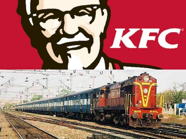 अब ट्रेन में मिलेगा केएफसी का खाना KFC partners IRCTC, to serve meals on trains