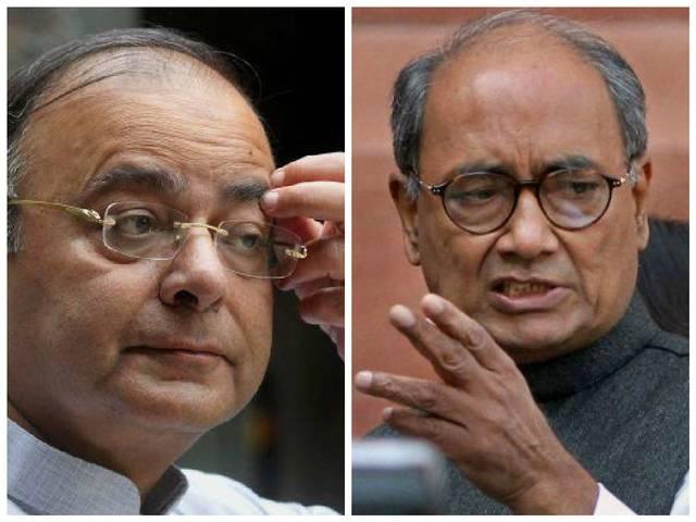 GST बिल पर जेटली से दिग्गी का सवाल, हमारा ही बिल है तो 8 साल से क्यों पास नहीं होने दिया? GST a Congress Bill, party’s negativism hurting economy: Arun Jaitley