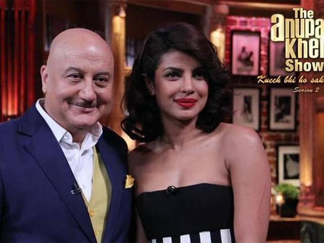 प्रियंका ने 'द अनुपम खेर शो' में खोले अपने जिंदगी के राज ABOUT PRIYANKA CHOPRA