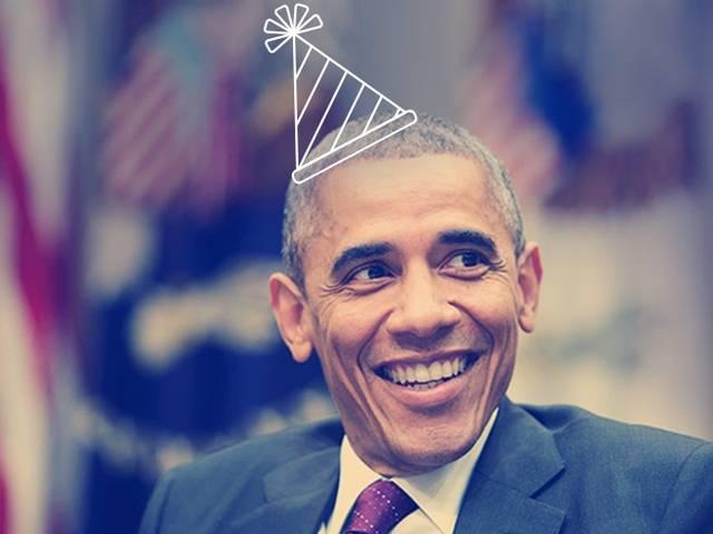 ओबामा ने रेस्तरां में मनाया अपना 54वां जन्मदिन Obama_