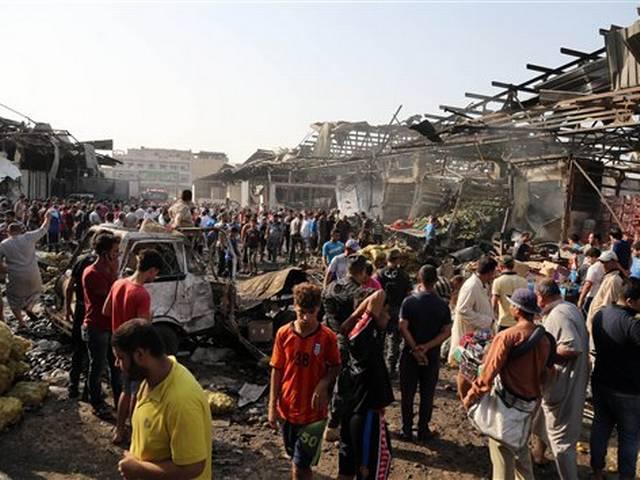बगदाद के बाजार में भीषण ट्रक बम विस्फोट में 67 लोगों की मौत Baghdad Attack