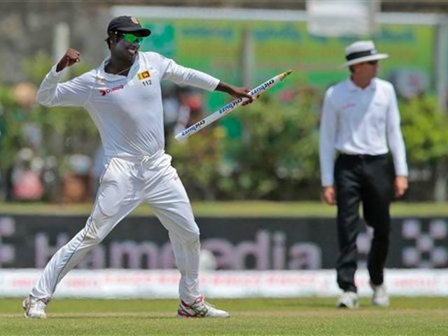 क्या उलटफेर है, मैं निशब्द हूं: मैथ्यूज Angelo Mathews celebrates their victory