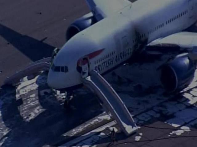 ब्रिटिश एयरवेज के विमान में आग, 172 यात्री सुरक्षित British Airways plane catches fire at Las Vegas