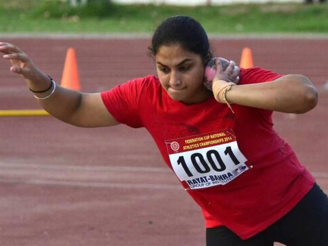 नेशनल रिकॉर्ड के साथ मनप्रीत कौर ने रियो के लिए क्वालीफाई किया manpreet kaur short put