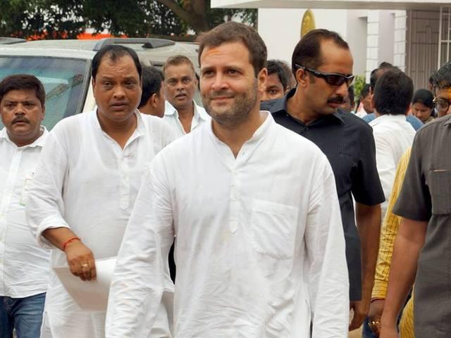 बिहार: नीतीश-लालू के बिना आज चंपारण में राहुल की रैली Rahul Gandhi to address rally in Bihar today; Lalu, Nitish likely to be absent