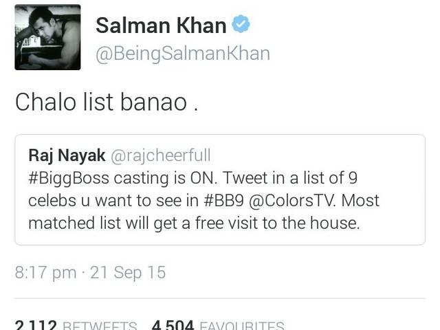 'बिग बॉस' के 'घरवालों' की लिस्ट बनाओ, घर में फ्री एंट्री पाओ list make for big boss