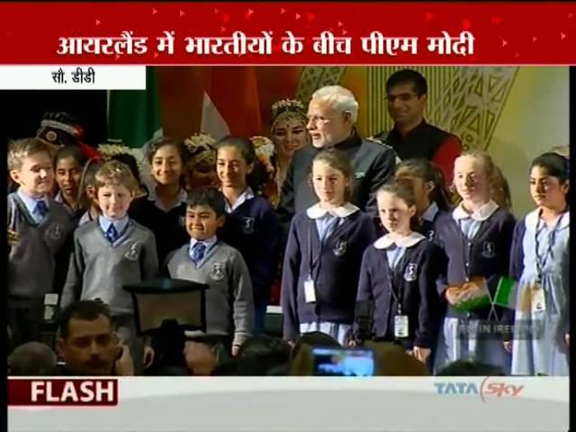 आयरलैंड में संस्कृत में श्लोक सुनाने पर मोदी की चुटकी पर विवाद After Sanskrit Welcome in Ireland, PM Modi’s ‘Secularism’ Dig at Opposition
